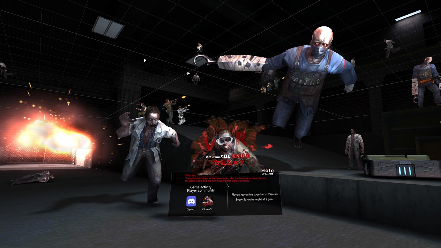 #2. VR Zombie Escape Demo (Meta) 由: Holo