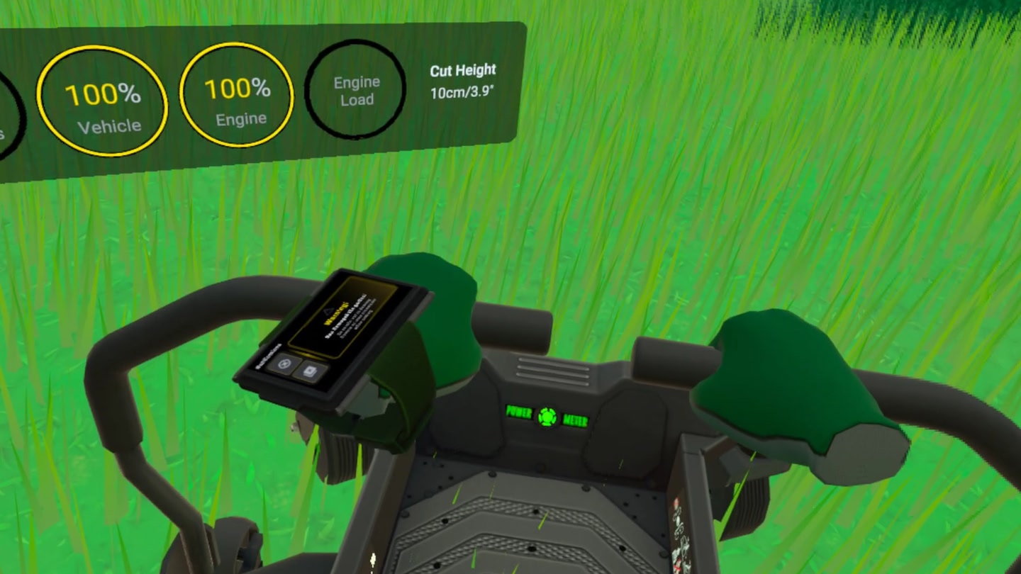 #4. Lawn Mowing Simulator VR (Meta) โดย: Skyhook Games