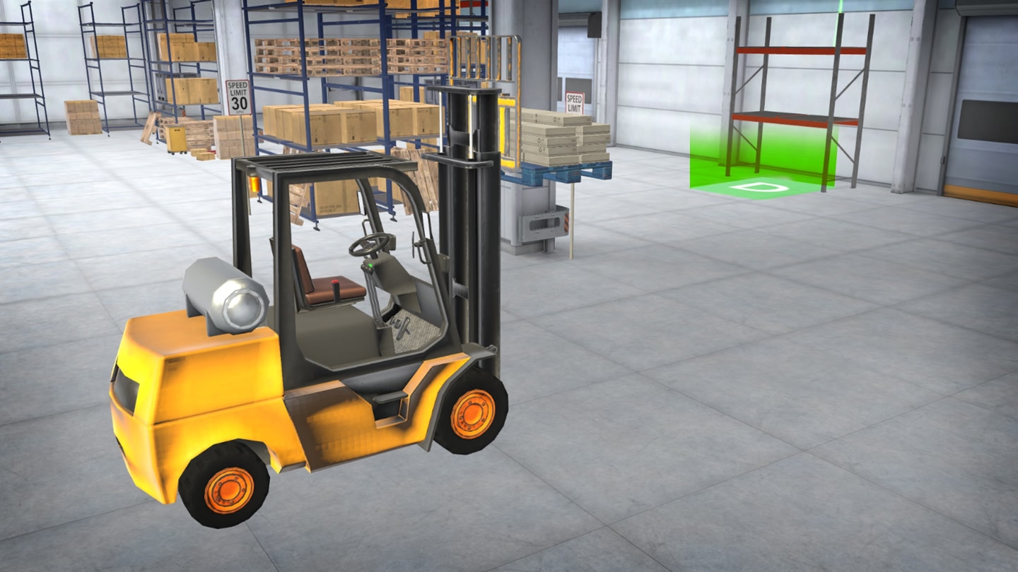 #2. Forklift Simulator VR - Realistic Fork lifter Operator (Meta) 由: Rebel Game Studio