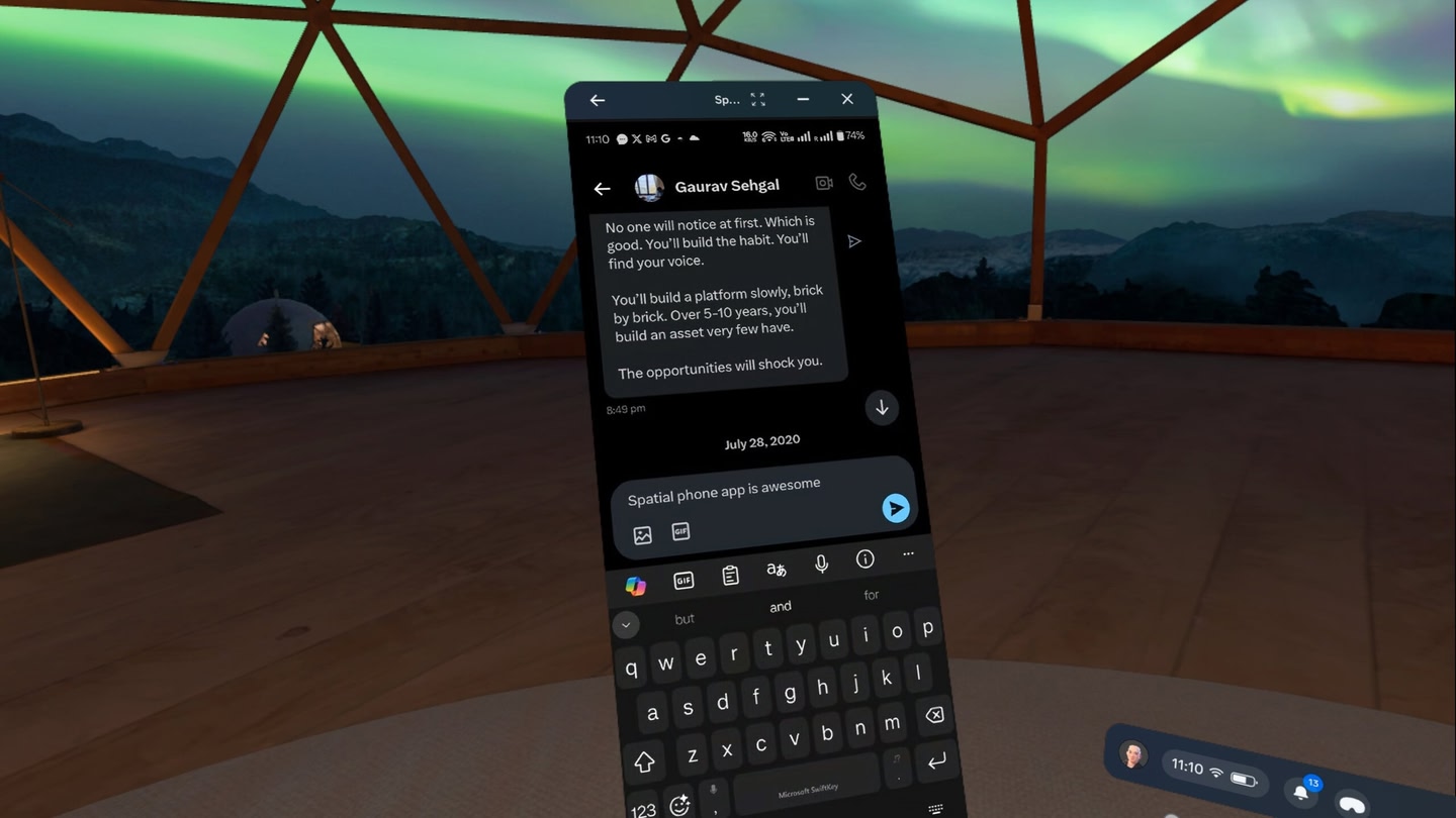 #4. Spatial Phone : Mirror & Control (Meta) 게시자: butter chicken pizza