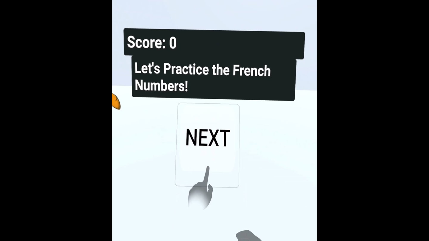 #4. French Number Song Game VR (Meta) بواسطة: Cpucat Studios