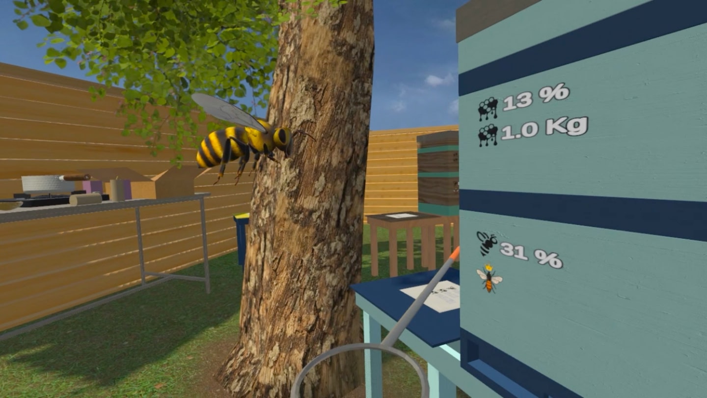#2. BEEKEEPING SIMULATOR VR (Meta) Podle: BENDIS Games