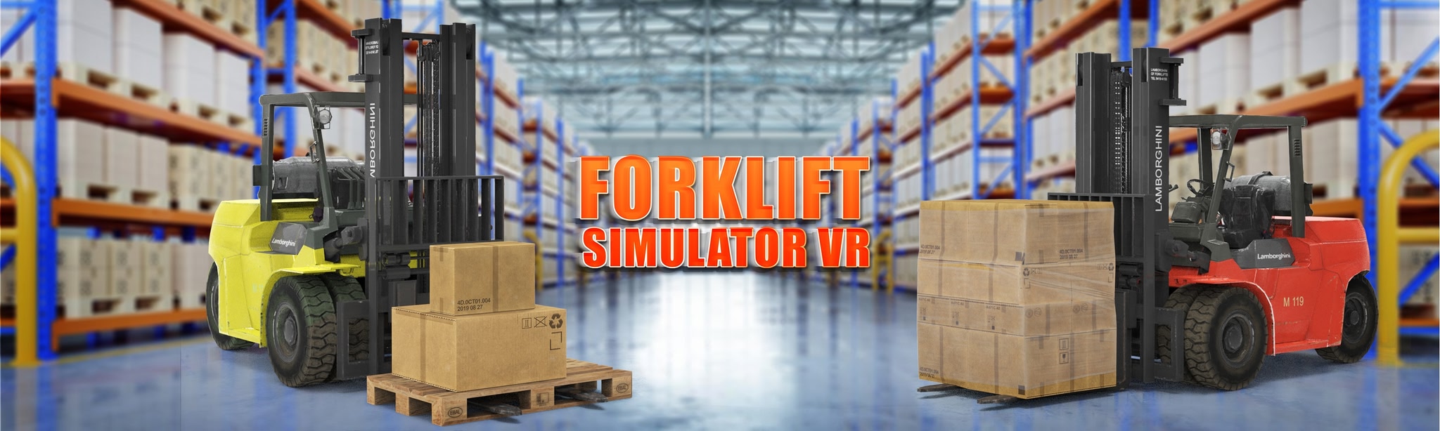 스크린샷 (6) Forklift Simulator VR - Realistic Fork lifter Operator
