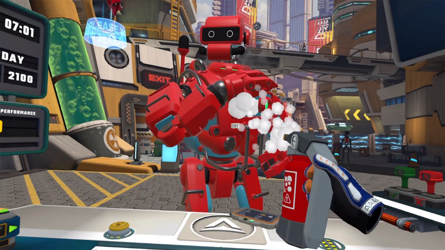 #3. Border Bots VR (Meta) 由: Team17 Digital