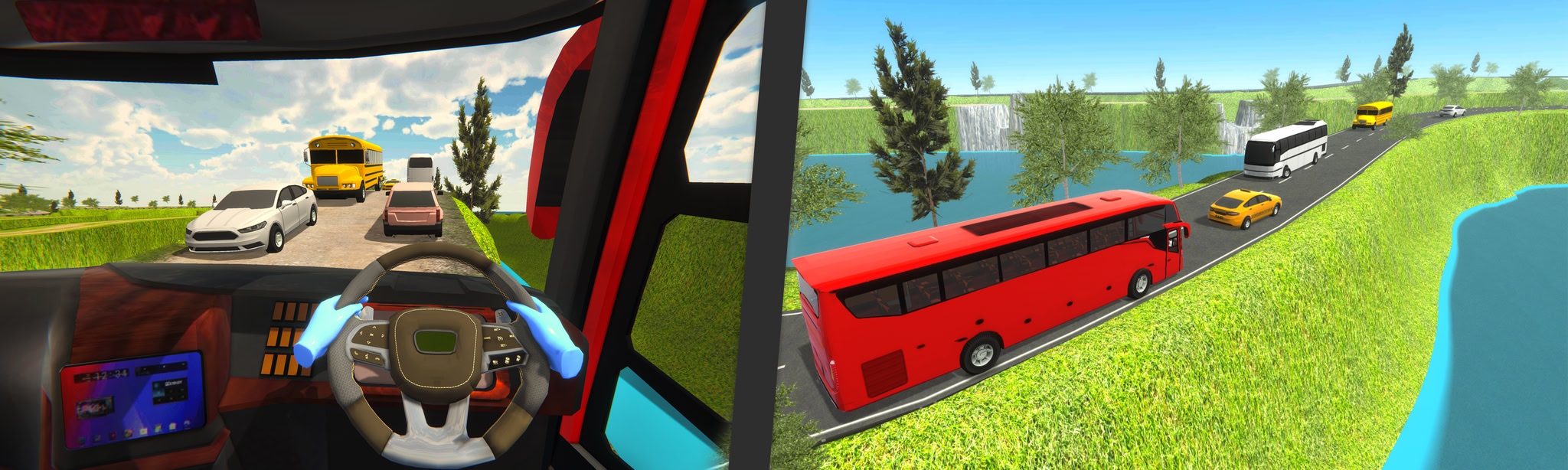 Snímky obrazovky (6) Offroad Bus Driving Game : Bus Simulator