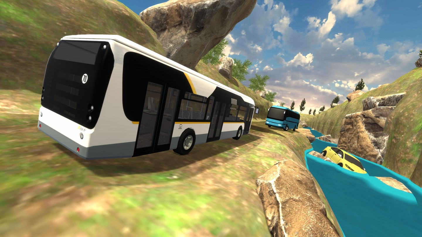 #6. Offroad Bus Driving Game: Bus Simulator (Meta) De: Gamotronix Studio