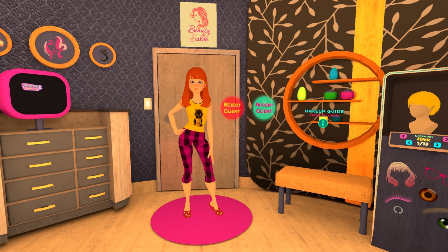 #5. Beauty Salon Simulator VR (Meta) Bởi: Keycap Games LLC