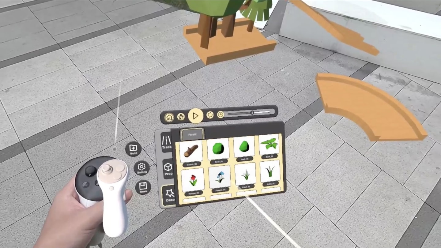 #2. Marblecraft:Mixed Reality Marble Sandbox (Meta) Podle: Skycamp Studio