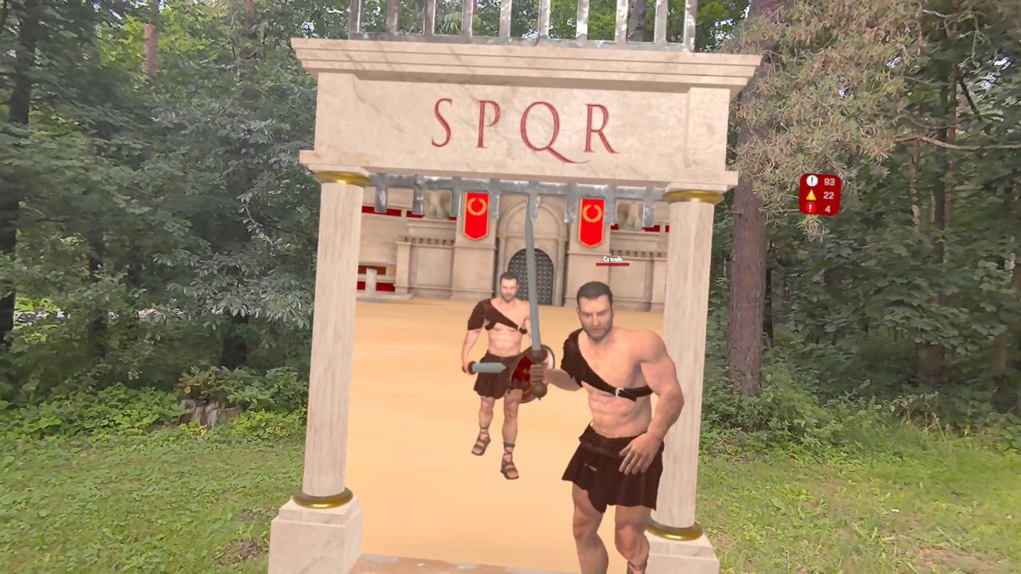 #6. Gladiator Battle: Mixed Reality Fight (Meta) De: Mythbox