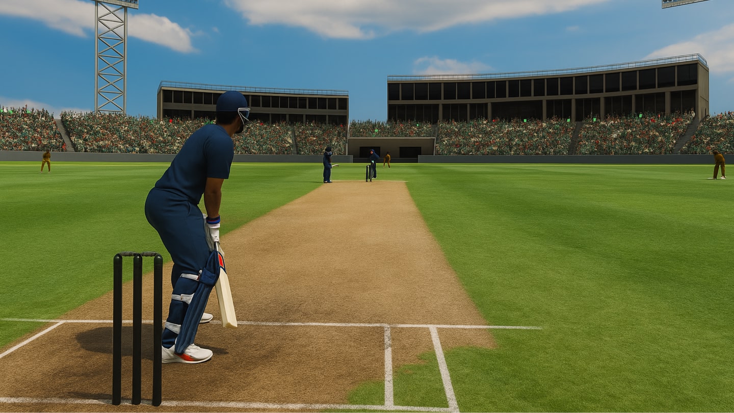#3. VR Cricket Captain : Cover Drive (Meta) De: Horizon Hub