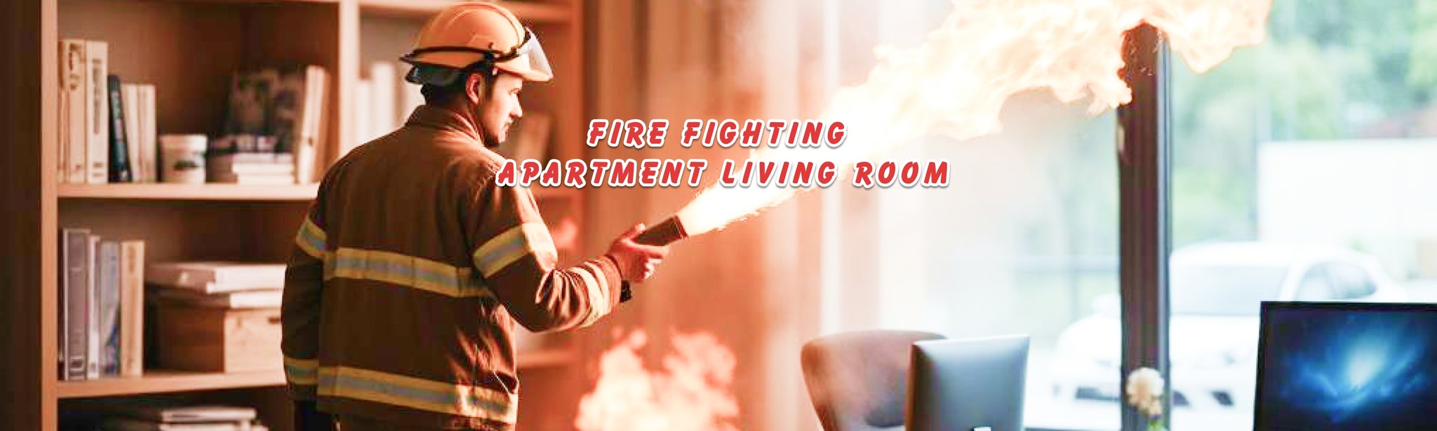 لقطات (6) Fire Fighting: Apartment Living Room