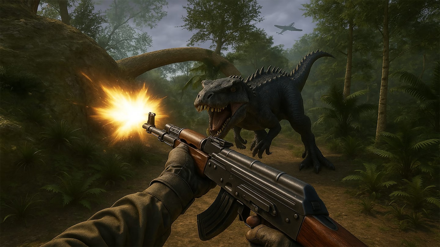 #5. Jurassic Zoo : Dinosaur Hunting (Meta) De: Dani360 Studios