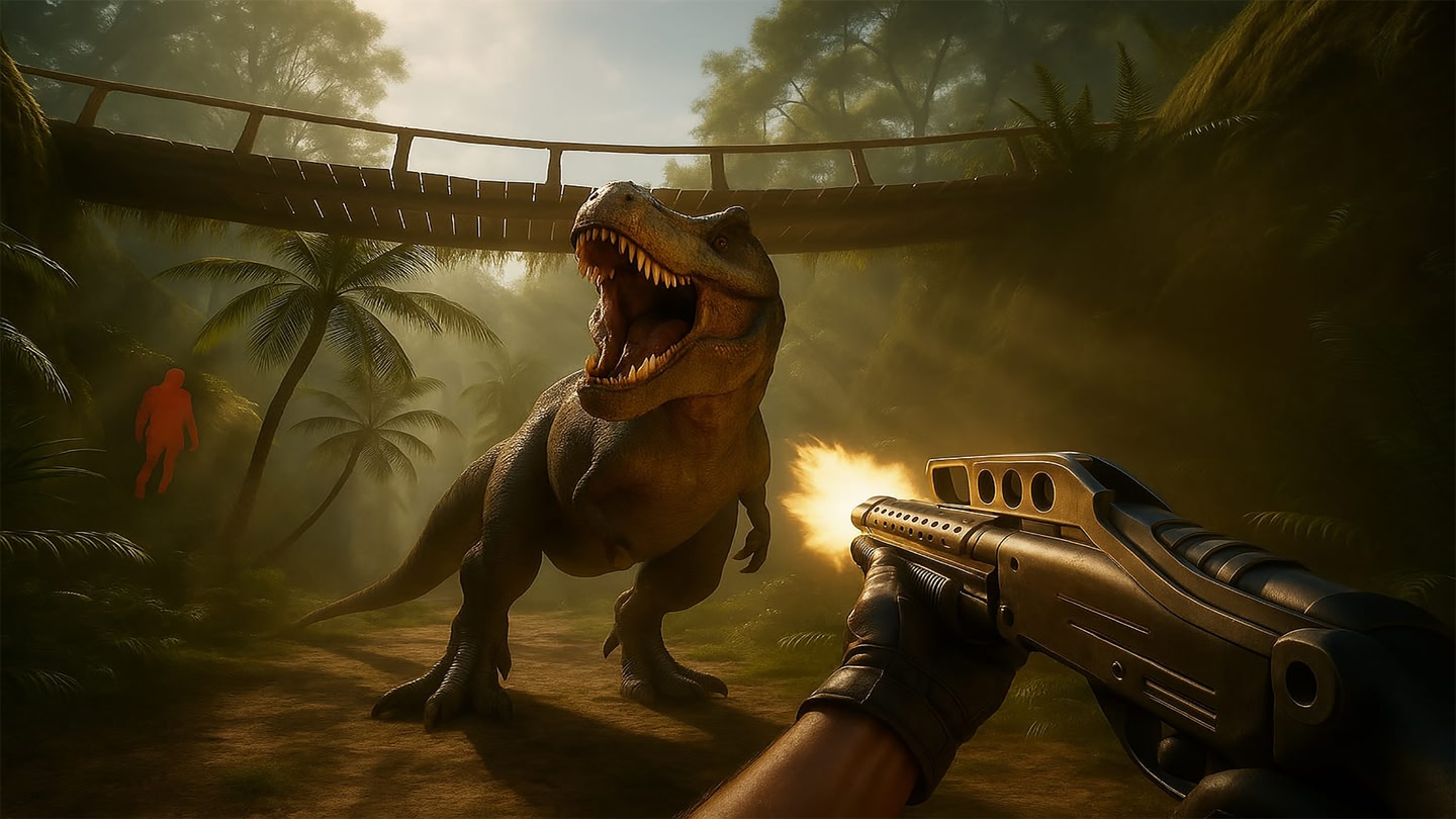#3. Jurassic Zoo : Dinosaur Hunting (Meta) De: Dani360 Studios