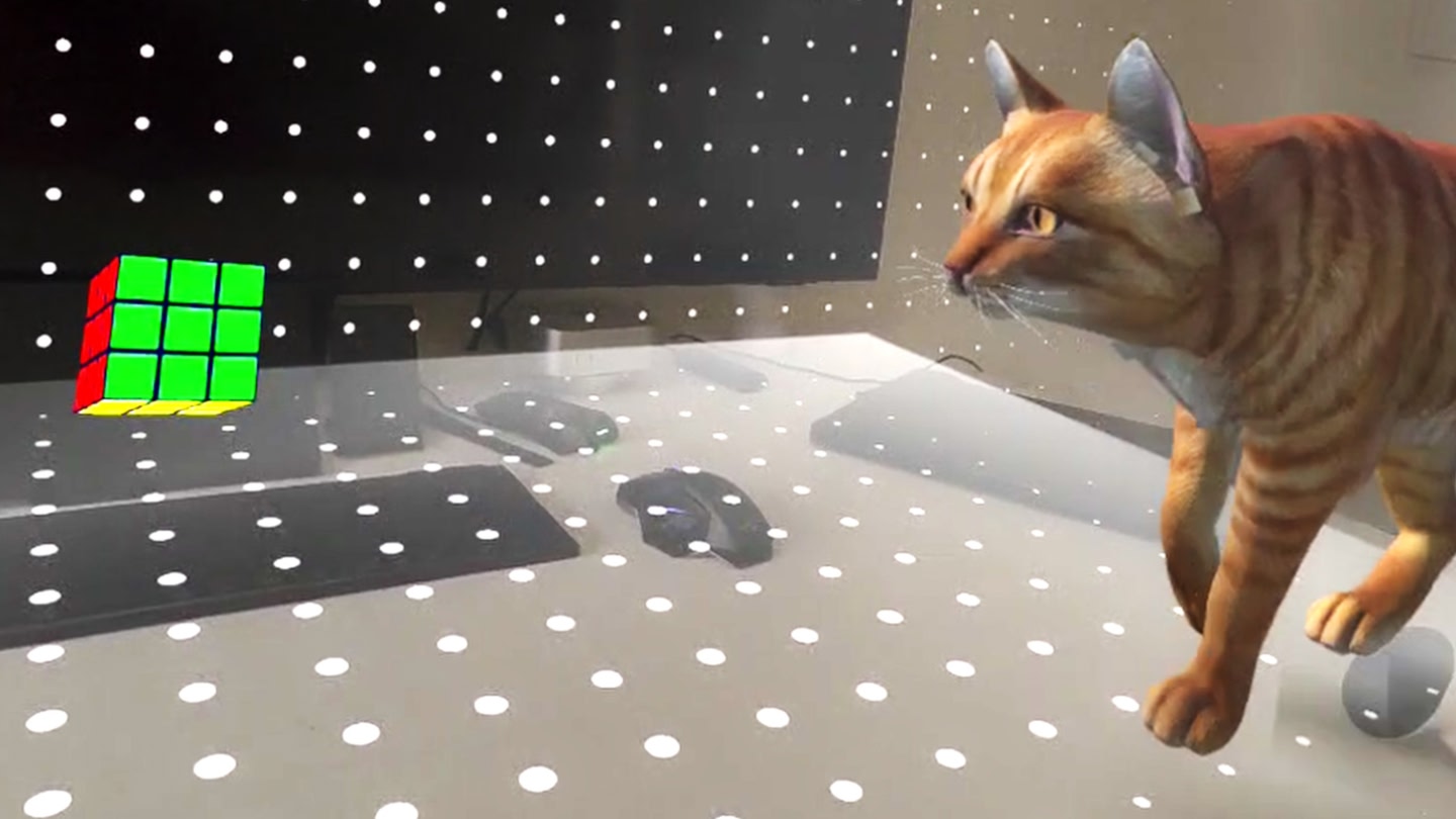 #4. Cube Puzzle XR - with AI Cat and Timer (Meta) بواسطة: Sergii Kulish
