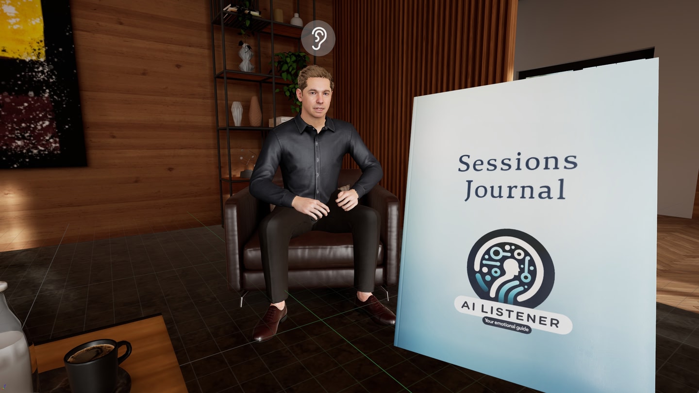 #6. AI Listener: Your Emotional Guide (Meta) بواسطة: Raetae Studios