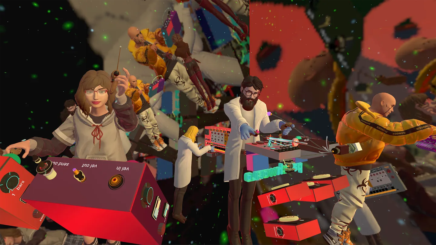 #3. PatchWorld - Multiplayer Music Maker (Meta) De: patchXR