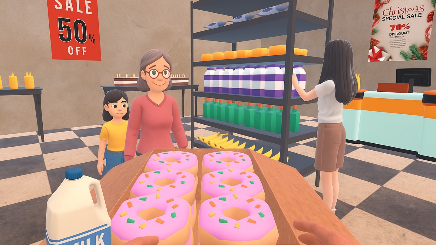 #3. Supermarket VR – Store Manager Simulator (Meta) Podle: Devtitanx