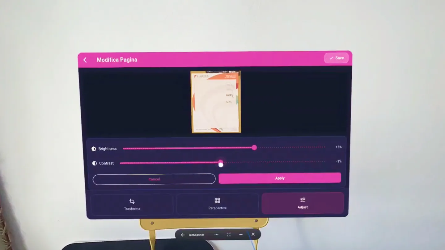 #2. Document scanner: DXScanner (Meta) Von: dimix it di Dimitri Giani