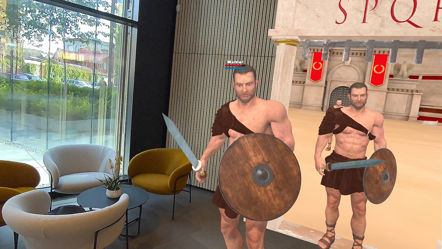 #2. Gladiator Battle: Mixed Reality Fight (Meta) De: Mythbox