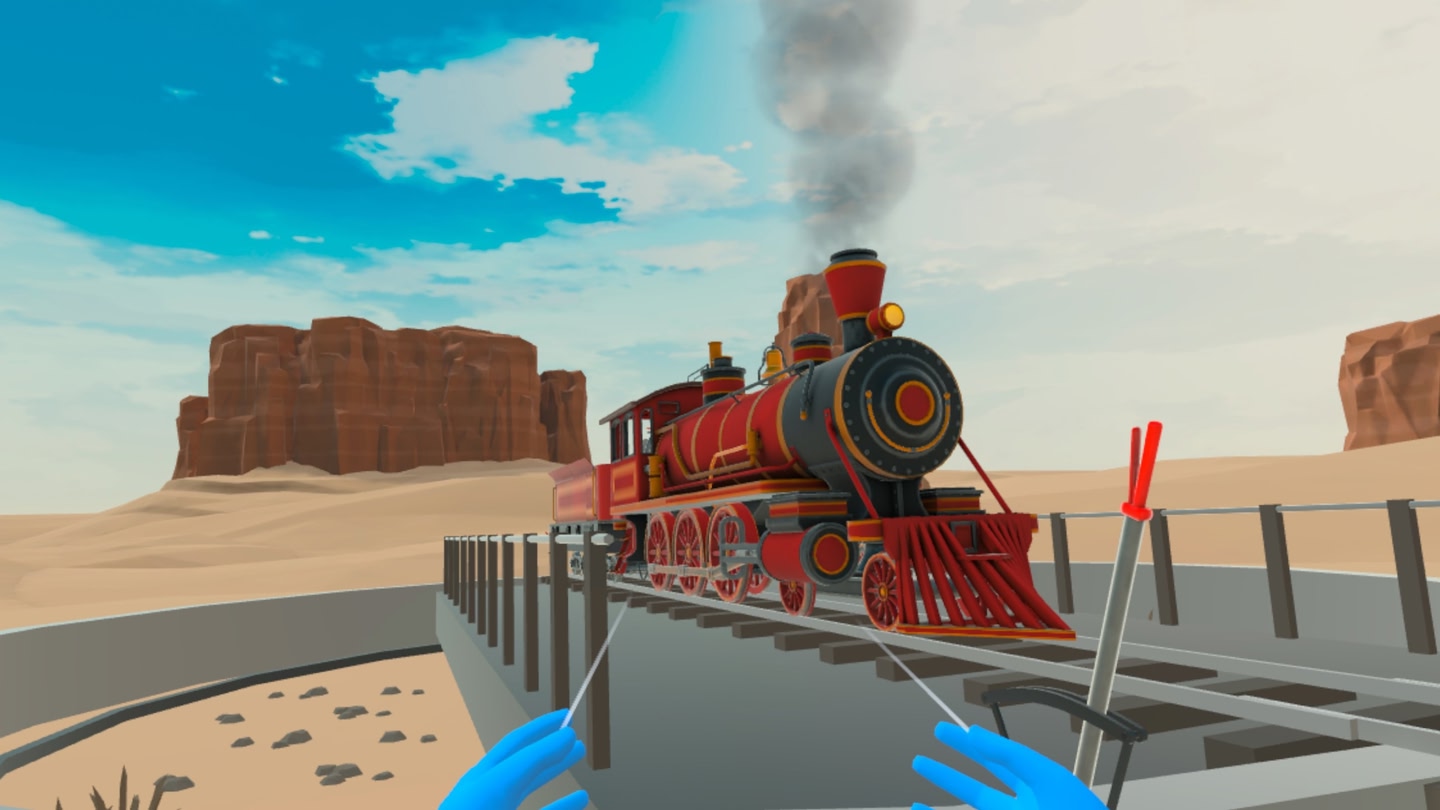 #5. Western Rails (Meta) Bởi: Redcontroller Interactive