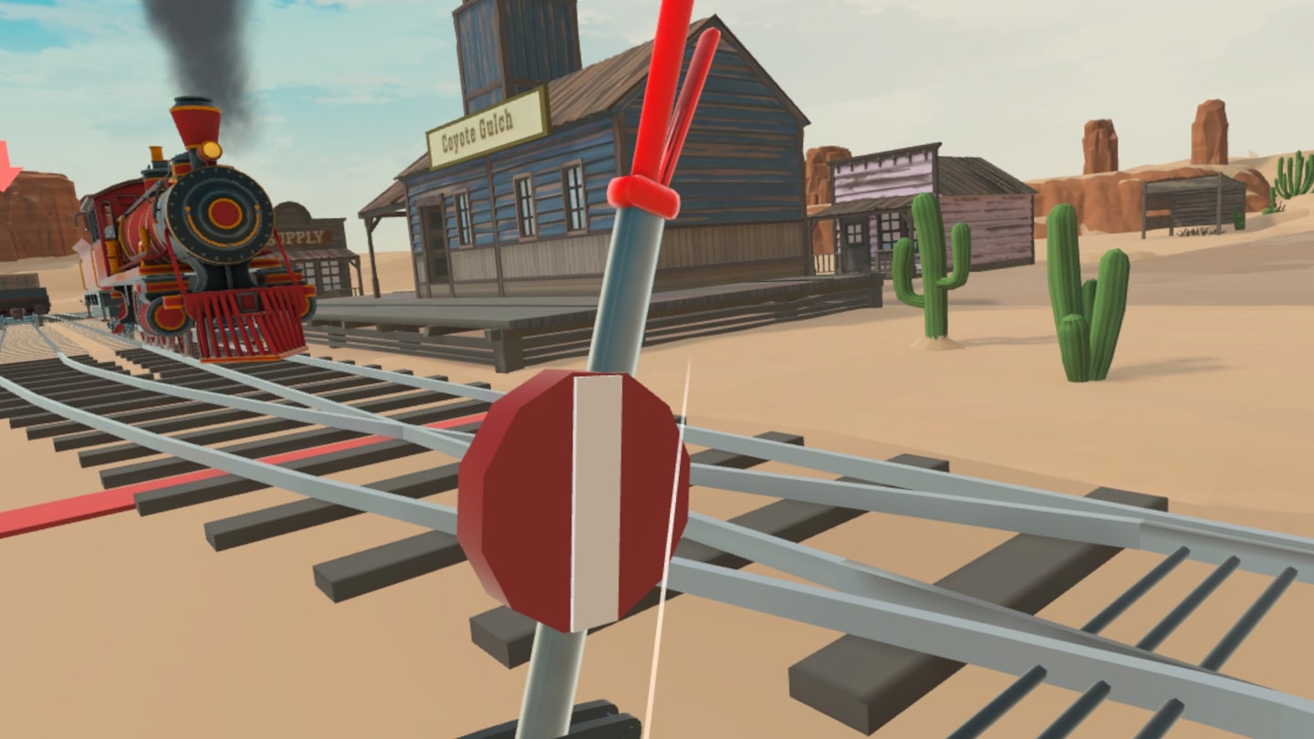 #3. Western Rails (Meta) Bởi: Redcontroller Interactive
