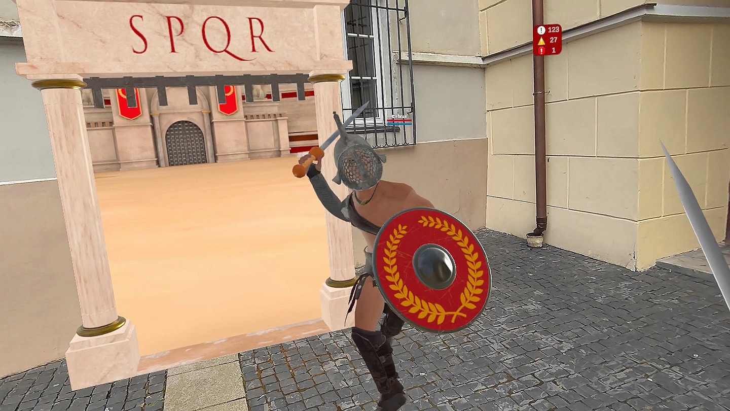 #5. Gladiator Battle: Mixed Reality Fight (Meta) De: Mythbox