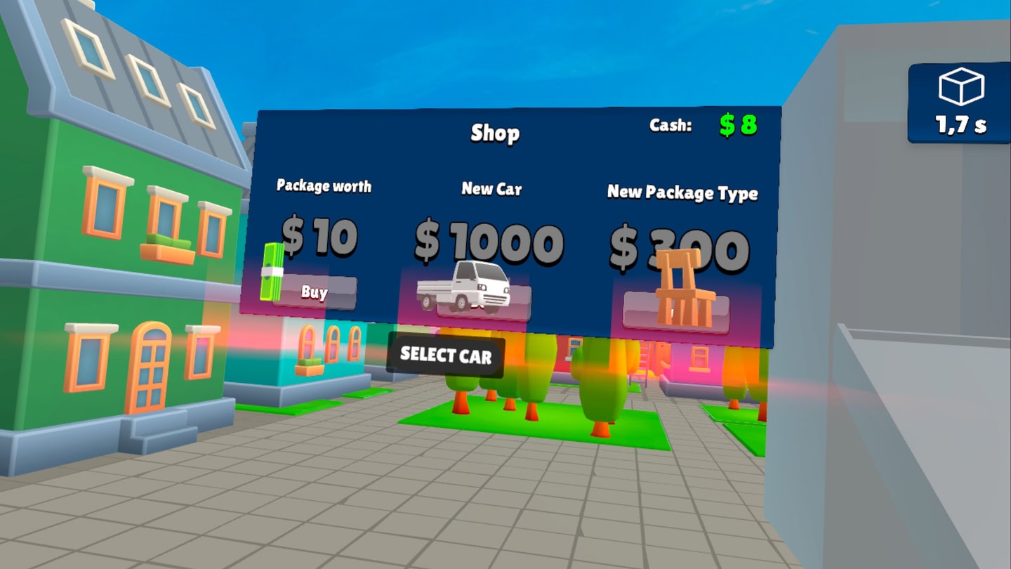 #5. VR Delivery Tycoon (Meta) 由: LudosLabs