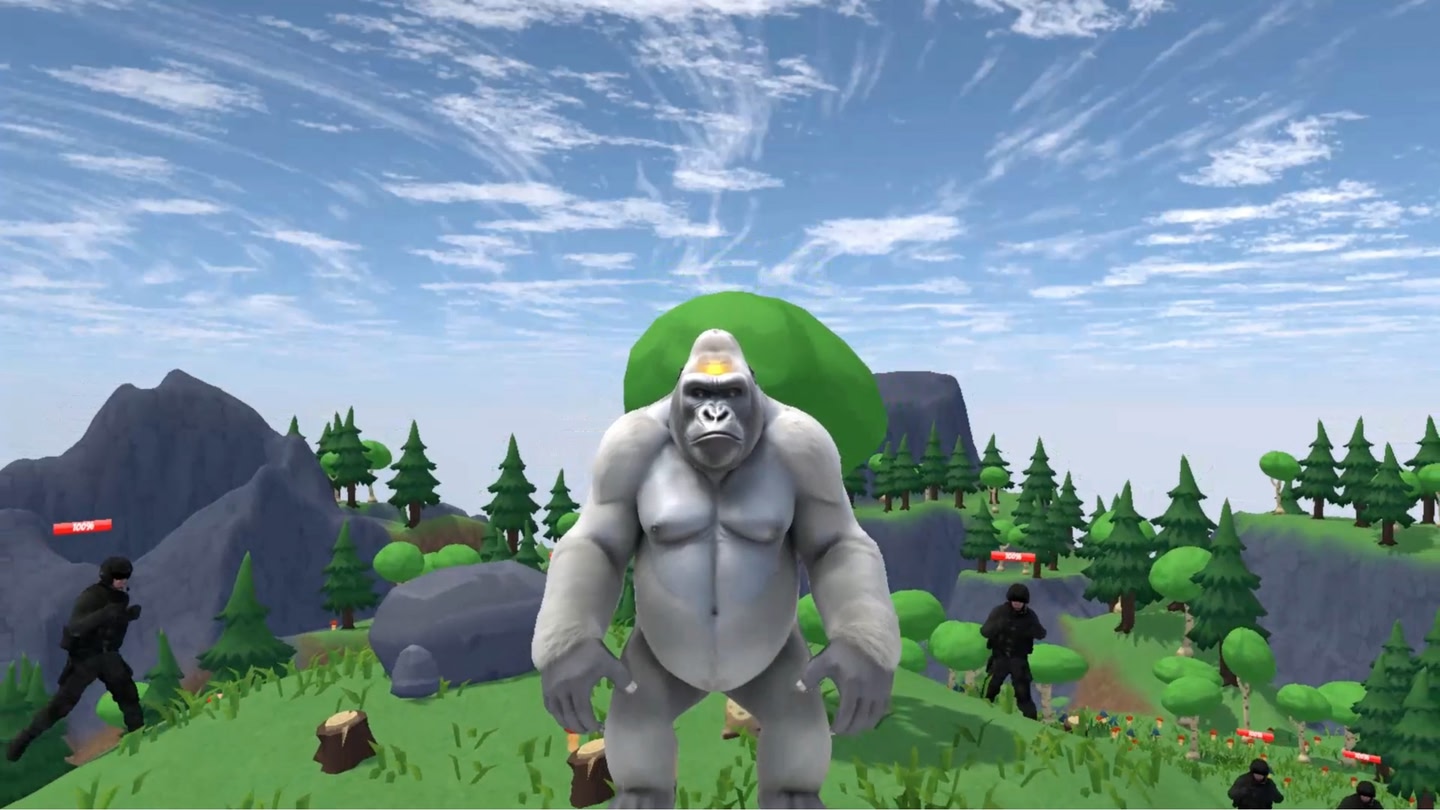 #2. Gorilla vs 100 Men (Meta) De: Richard - Amir - Vijay - Michael - Julian - Javed -