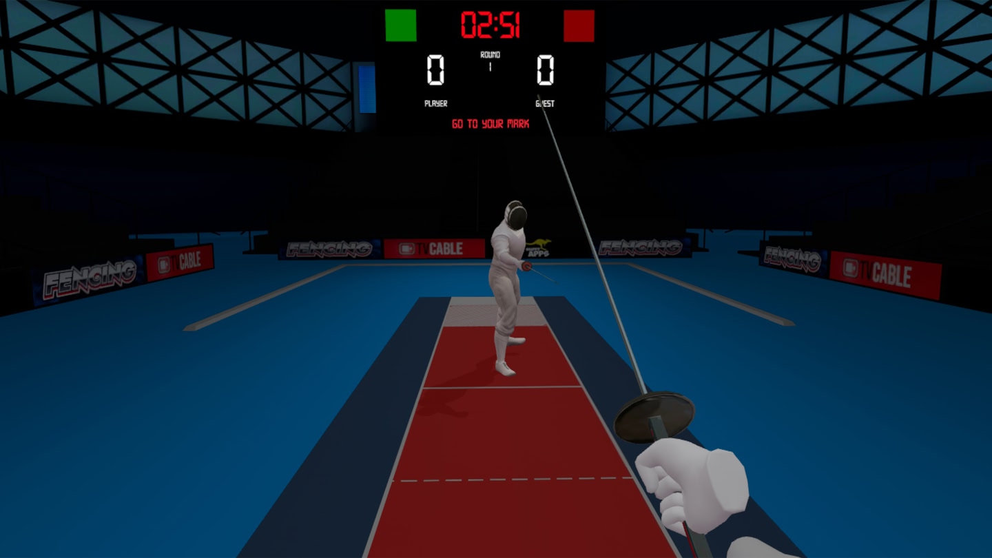 #4. Fencing VR: En Garde Arena (Meta) De: Abstron Pvt Ltd