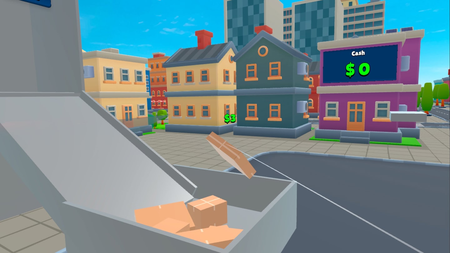 #6. VR Delivery Tycoon (Meta) 由: LudosLabs