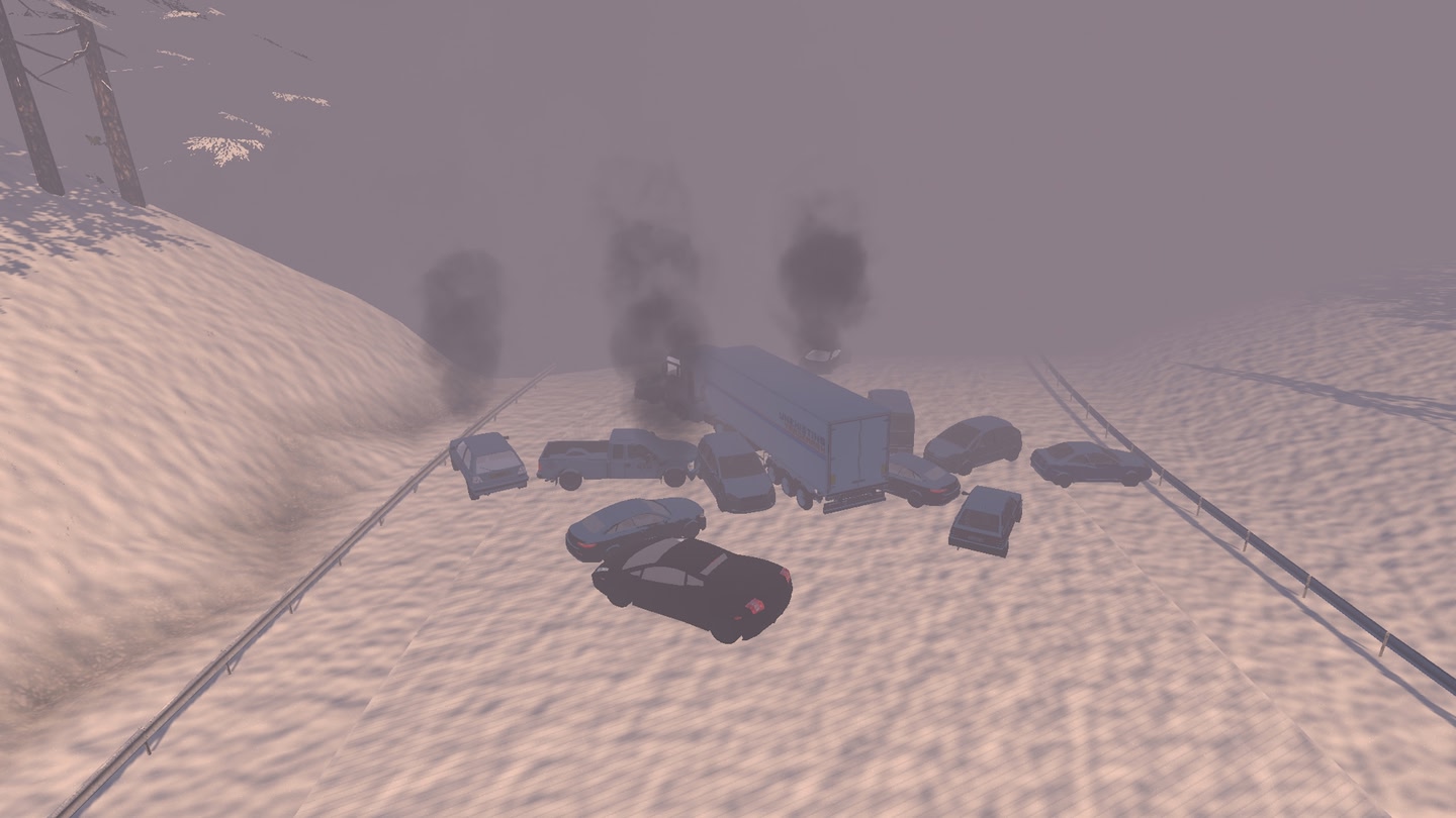 #2. Snow Squall Driving Simulation (Meta) 作者: Frank Martin