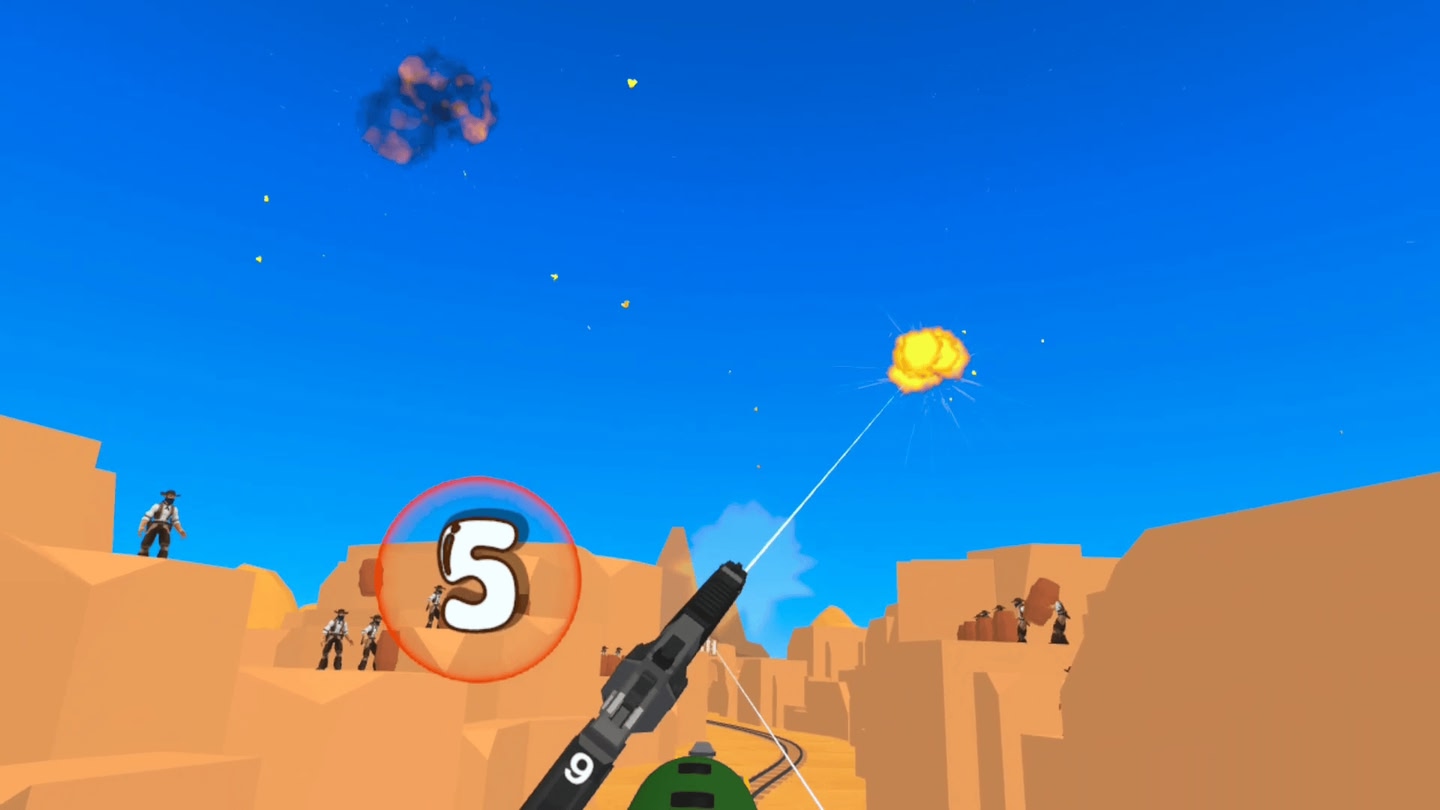 #5. Barrel Beats: VR Rhythm Shooter (Meta) De: Thunder Game Studio