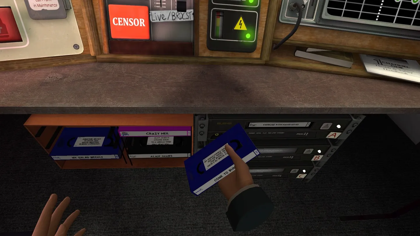 #3. Not For Broadcast (Meta) Podle: tinyBuild Games