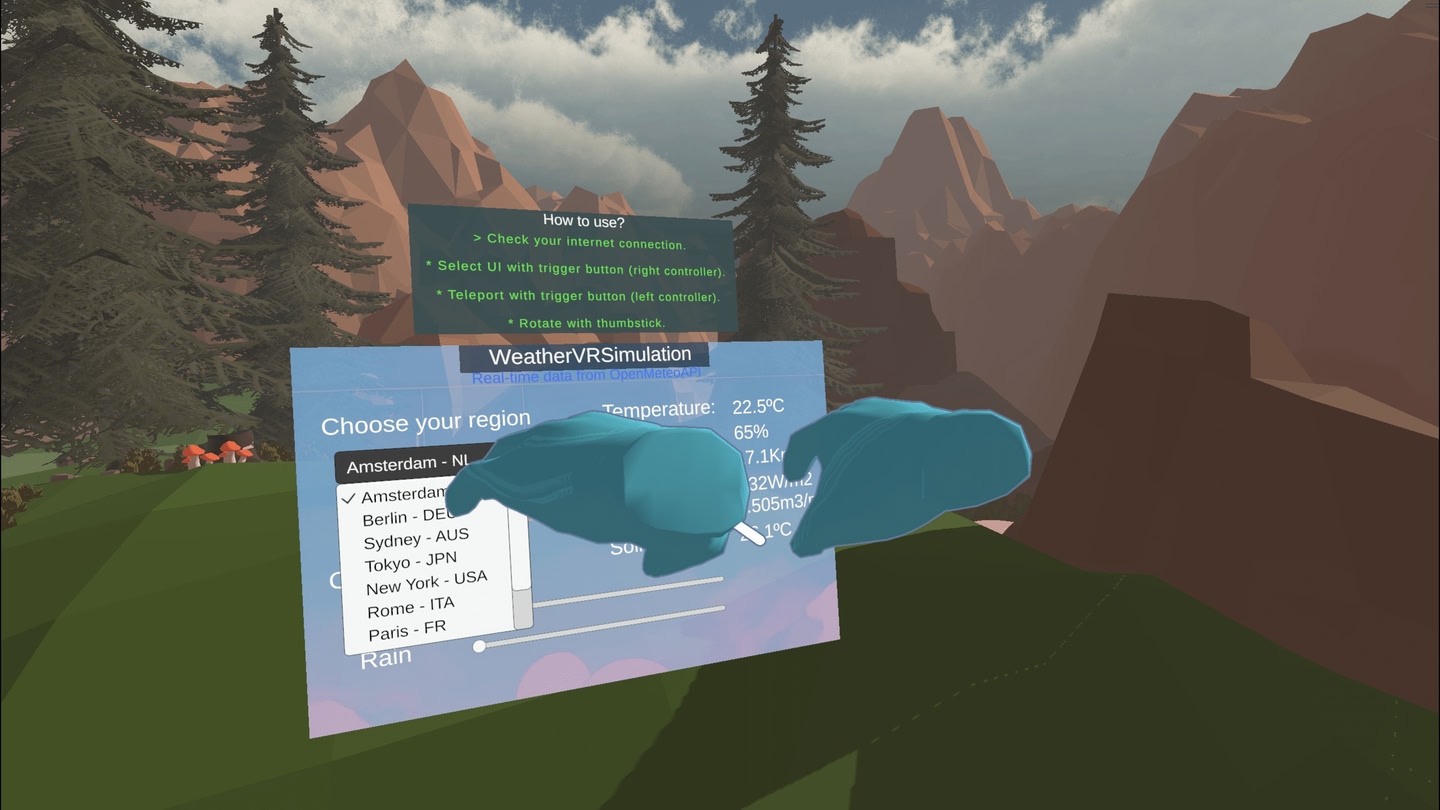 #3. WeatherVRSimulation (Meta) 由: Viveiros