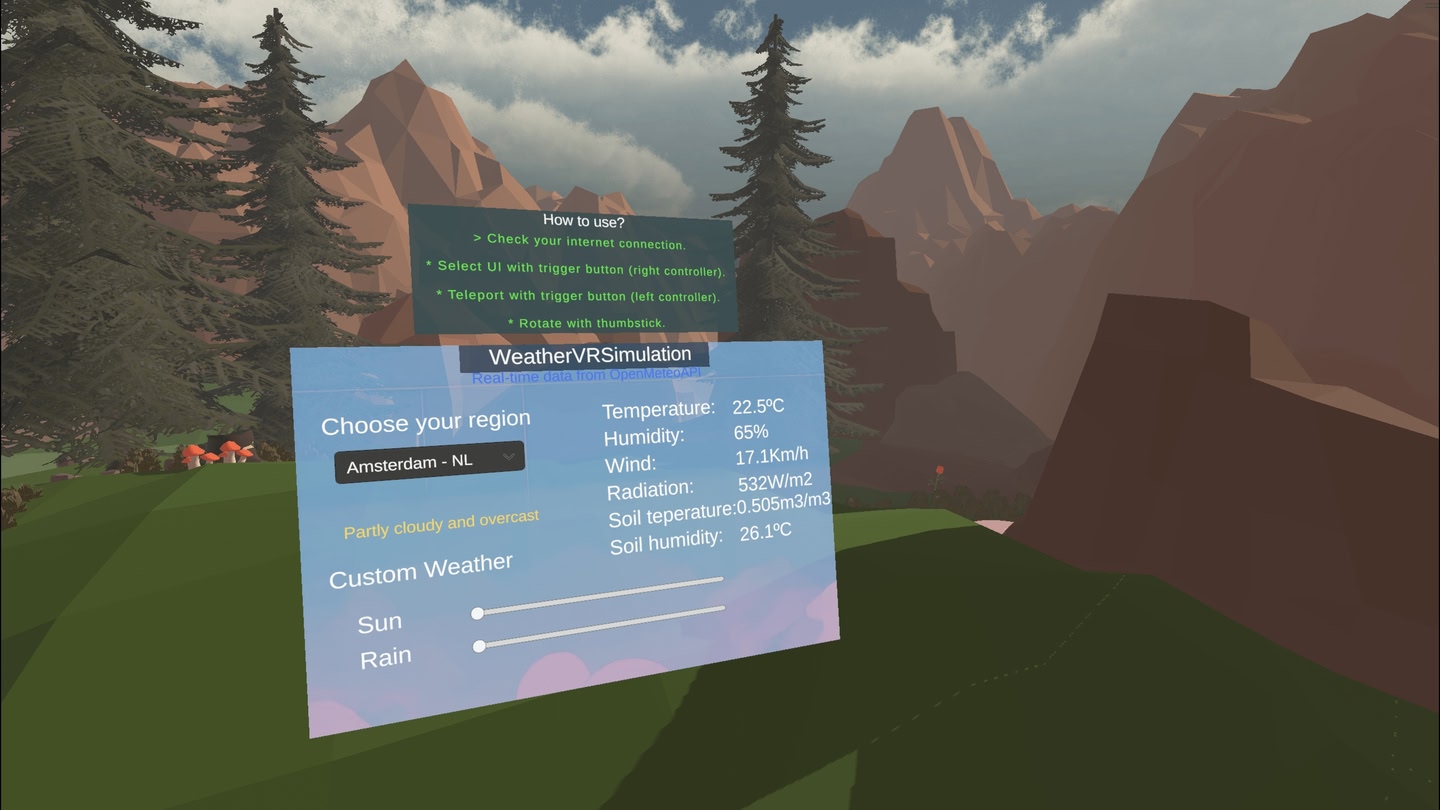 #2. WeatherVRSimulation (Meta) 由: Viveiros